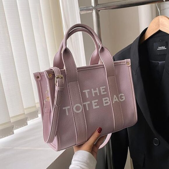 The Tote Bag for Women Leather light purple #811 - Picture 3 of 4